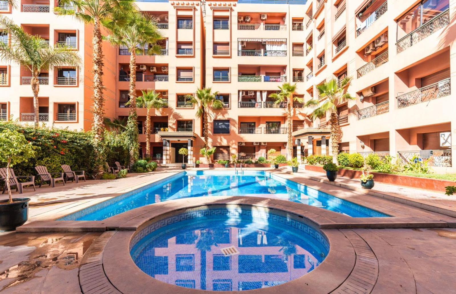 Top Location, Neuf, Piscine & Comfort Marrakesh Exterior photo
